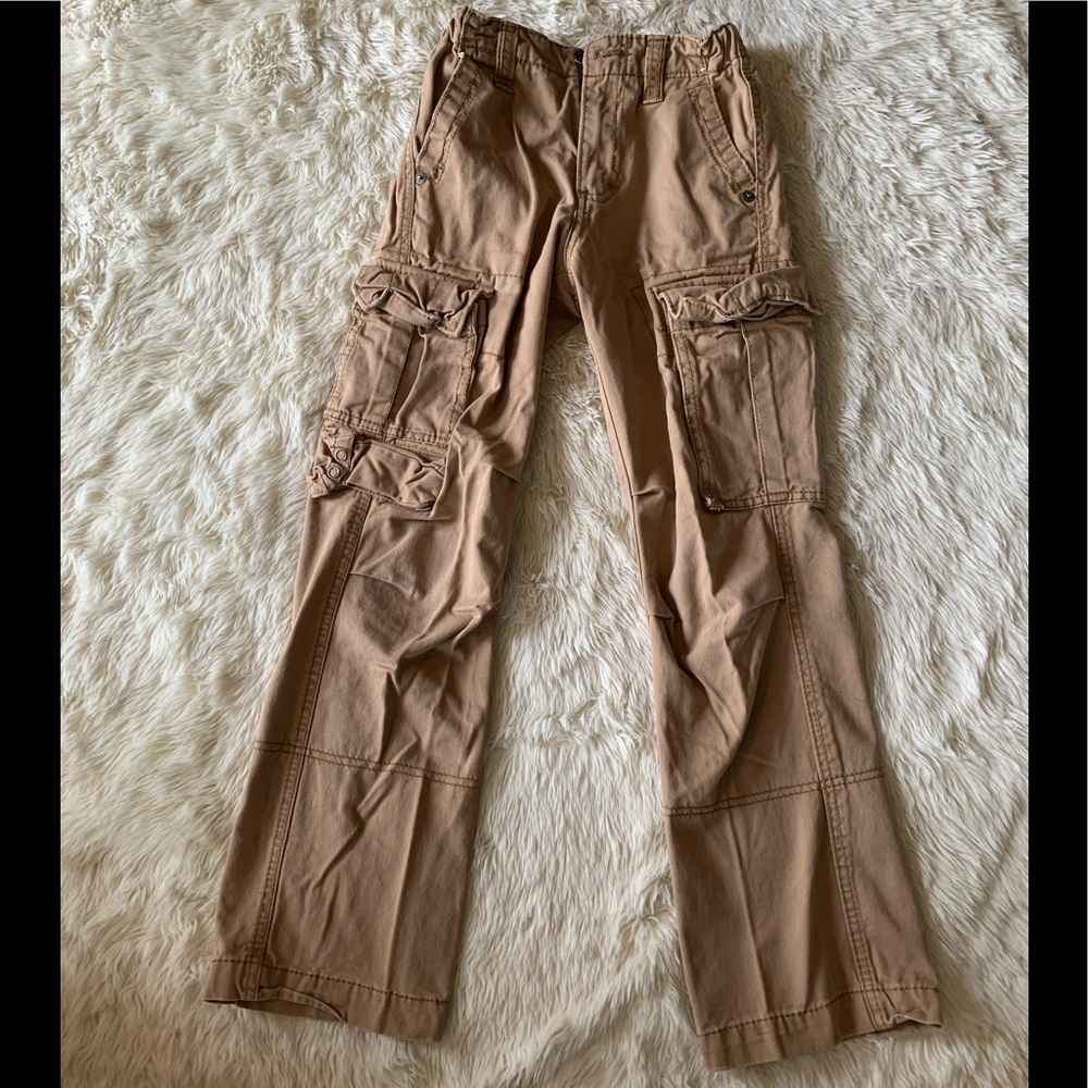 Khaki cargo pants